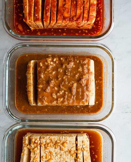 3 Easy Tofu Marinades (10 Minutes, 9 Ingredients)