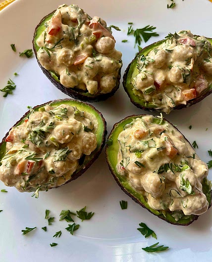 Creamy Stuffed Avocado Bowls 