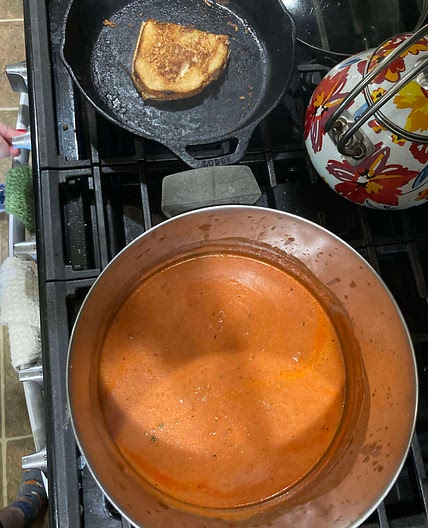 Sherry wine tomato soup