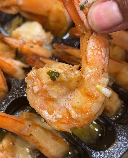 Shrimp Scampi on the Grill 