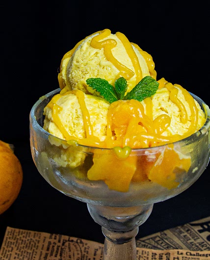 Mango Ice Cream (No Machine)