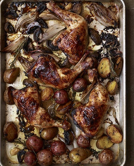 EVERYDAY DORIE: Balsamic Chicken Sheet-Pan Supper