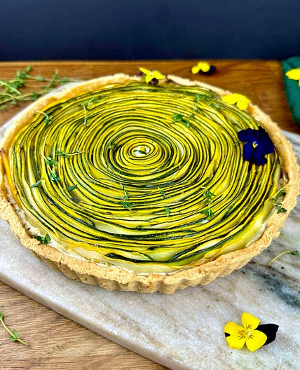 Courgette and Ricotta Tart