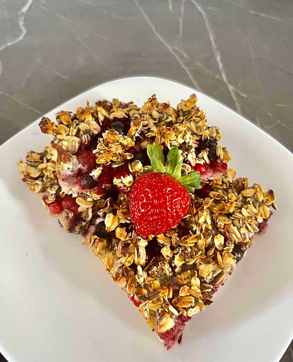 Oat & Fruit Crumble 