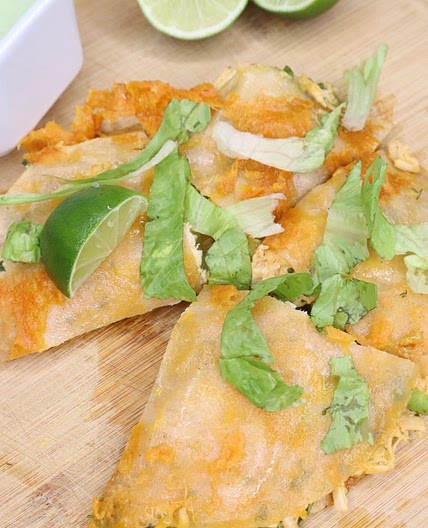 High Protein Buffalo Chicken Quesadillas W Jalapeño Ranch