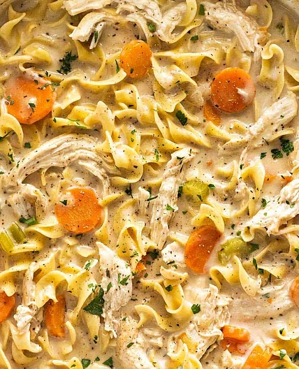 Creamy Chicken Noodle Soup