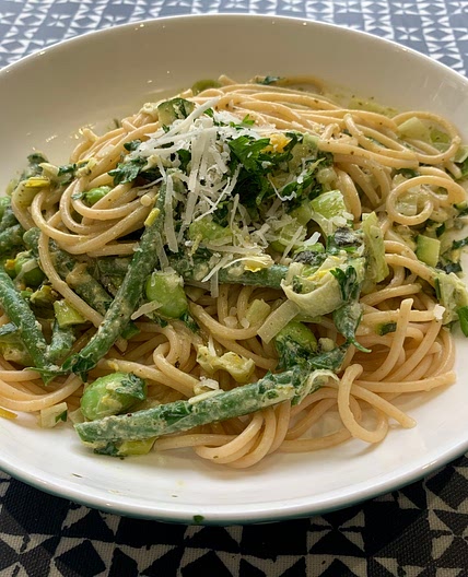 Bean and Herb Pasta
