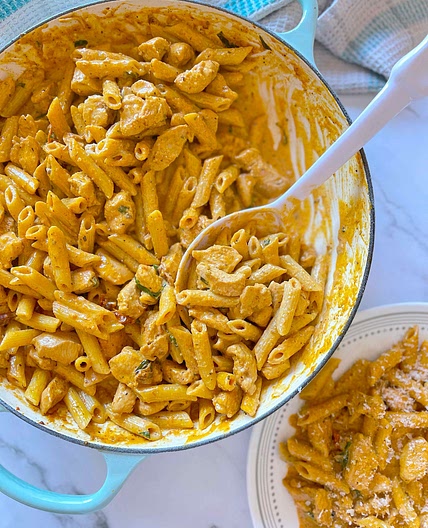Boursin Chicken Pasta (30 Min Meal!)