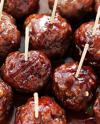 Fan Favorite Glazed Meatballs