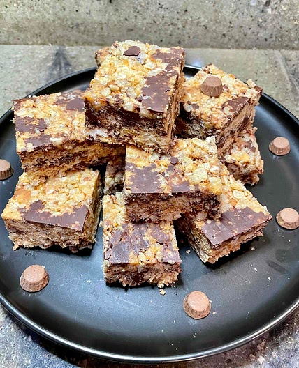 Peanut Butter Chocolate Chip Krispy’s 