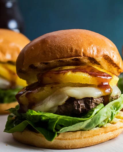 Loaded Teriyaki Burgers