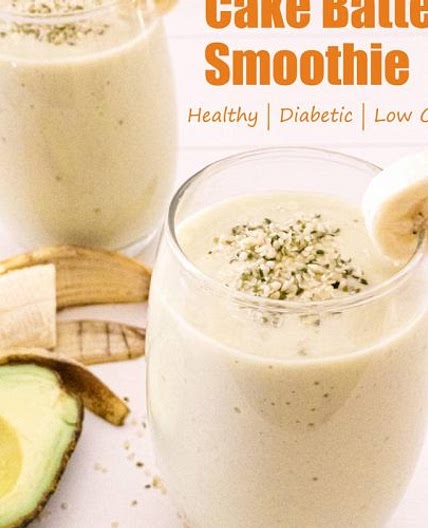 Vanilla Cake Batter Smoothie Recipe