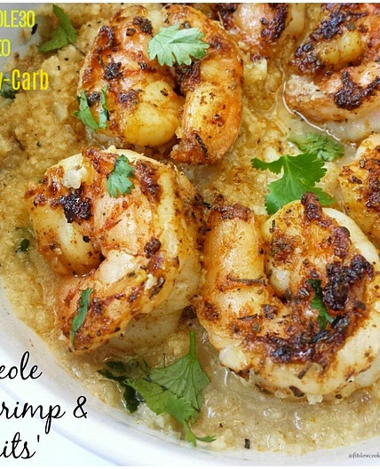 Creole Shrimp and 'Grits' (Low-Carb, Paleo, Whole30)