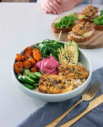 HERBY LEMON TOFU