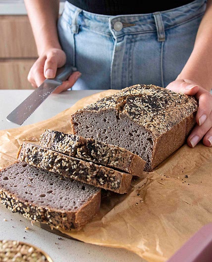 1-INGREDIENT BUCKWHEAT BREAD (NOURISHING & GF)