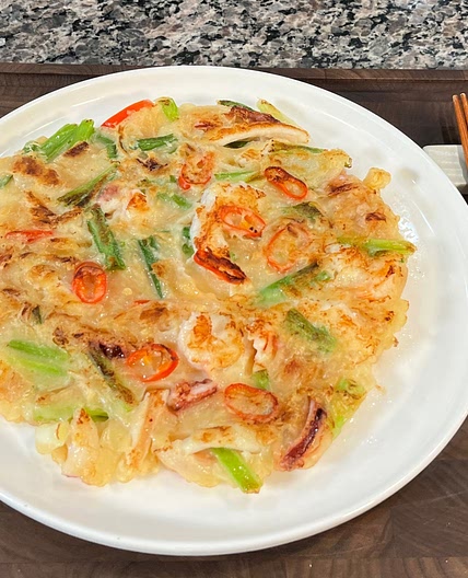 바삭한 김치해물파전