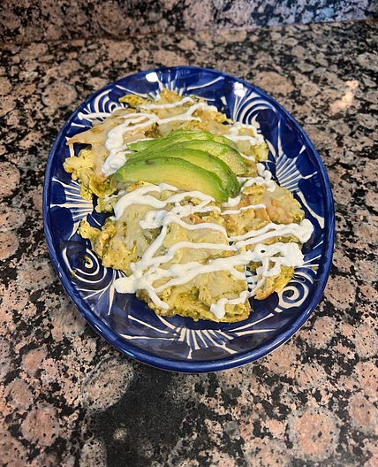MIGAS EN SALSA VERDE