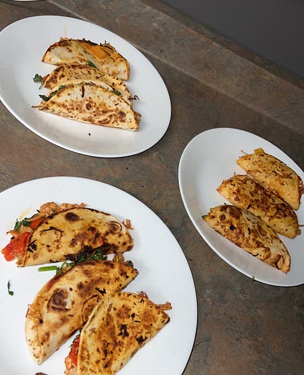 Pulled chicken tacos 