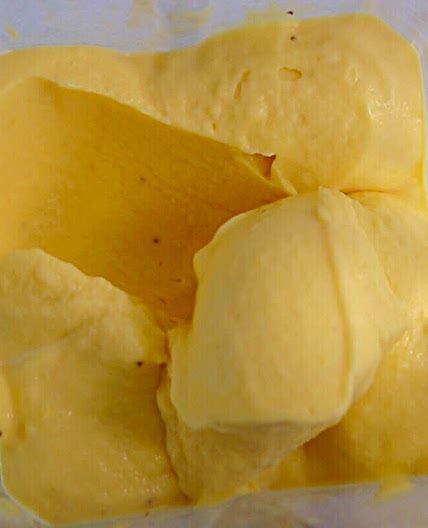 3 Ingredient Mango Passionfruit Nice Cream