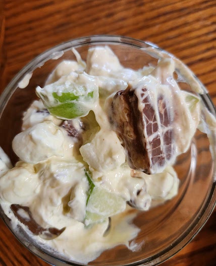 Apple candy bars fluff