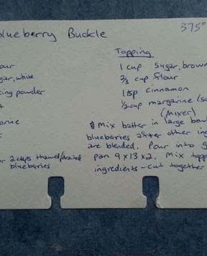 Blueberry Buckle