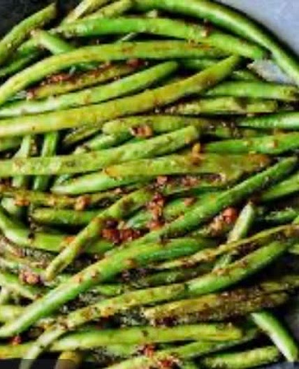 Spicy stir fried green beans