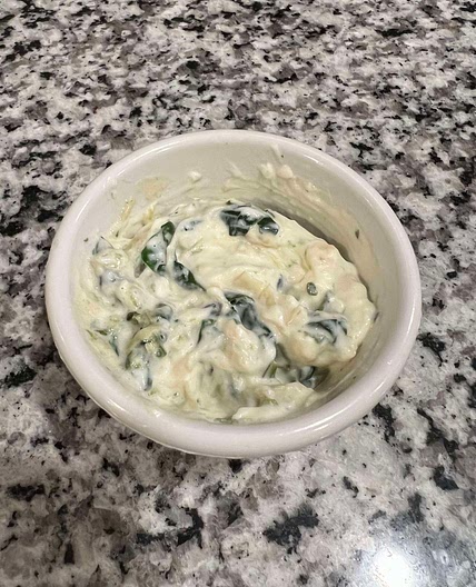 Spinach and artichoke dip