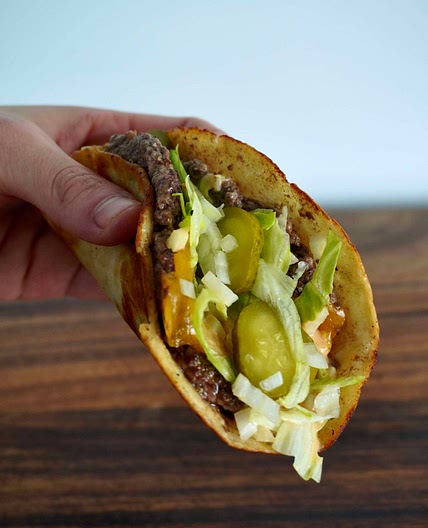 Viral Big Mac smash taco