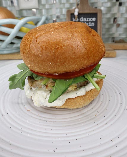 Zucchini & Feta Mediterranean Turkey Burgers