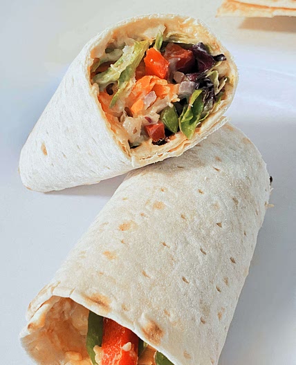 Buffalo Navy Bean Wrap