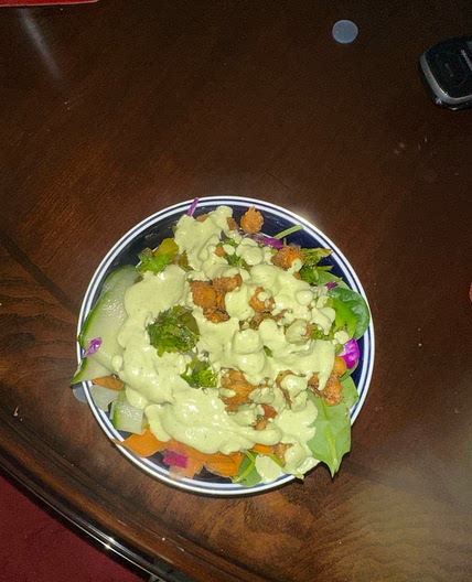 Cashew Dressing Salad