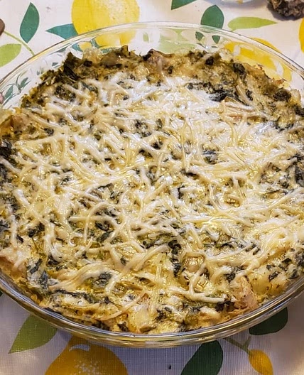 Spinach Artichoke Green Chili Dip