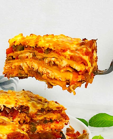 Paneer Lasagna / Easy Vegetarian Lasagna