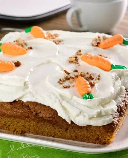 Pastel Brownie de Zanahoria
