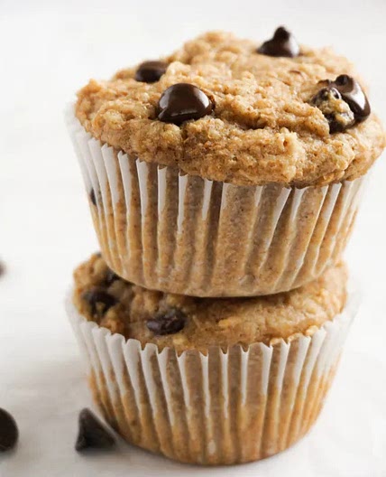 Pear Sauce Chocolate Chip Muffins