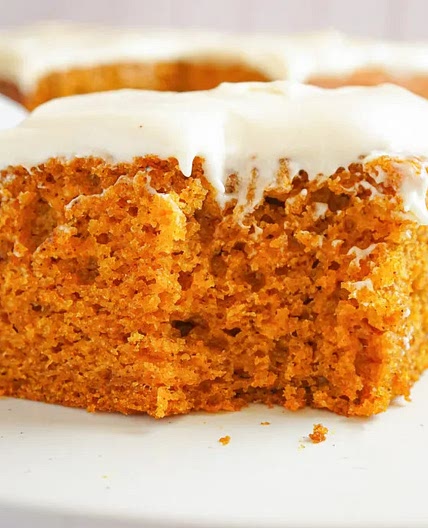 Pumpkin Cake with Cream Cheese Frosting
