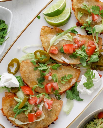 Baked Crispy Chicken Tacos