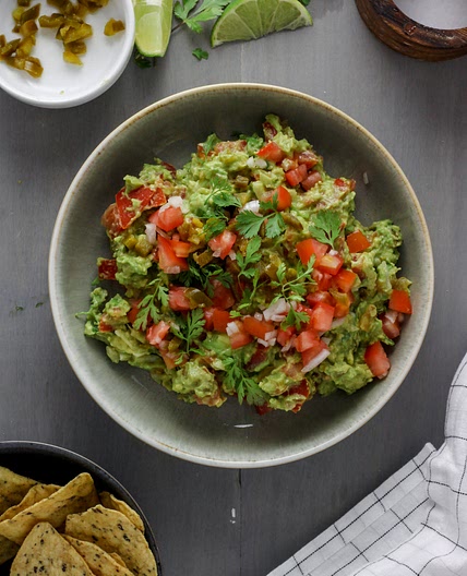 Guacamole with Homemade Pico de Gallo