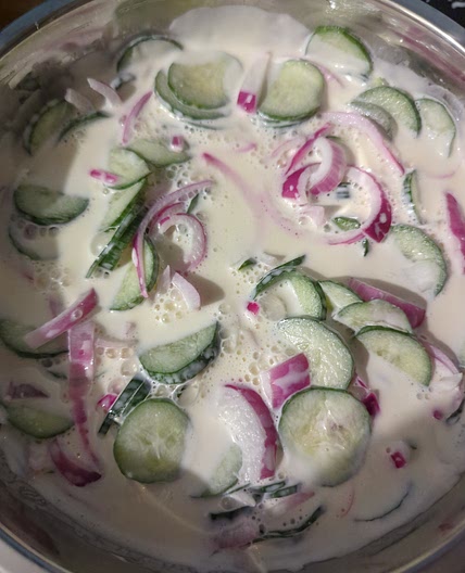 Cucumber Onion Salad