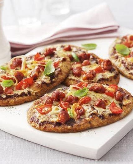 Quick pitta pizzas