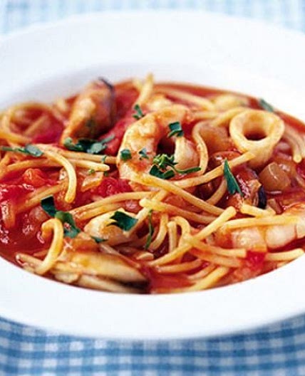 20-minute seafood pasta
