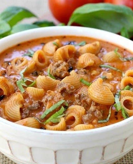 Beefy Tomato Soup
