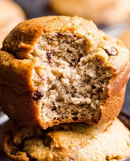 Almond Flour Banana Muffins