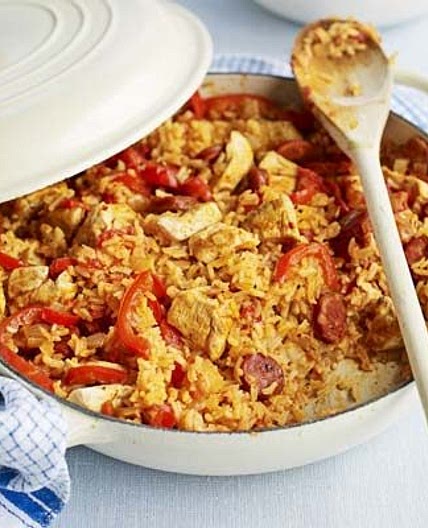 Chicken & chorizo jambalaya