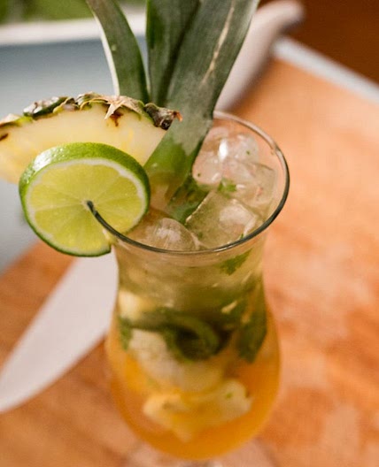 Cocktail sans alcool au gingembre et ananas selon JP Gauthier