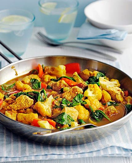 Healthy chicken curry
