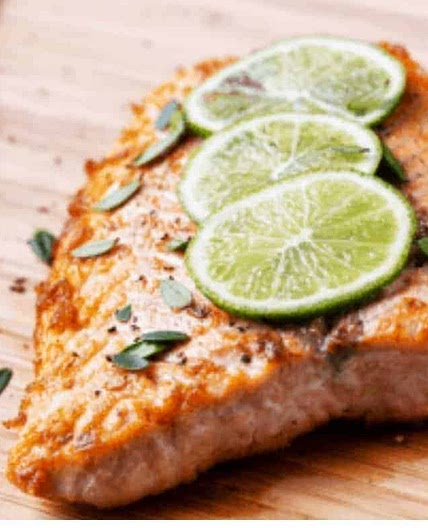 Air Fryer Keto Garlic Butter Salmon