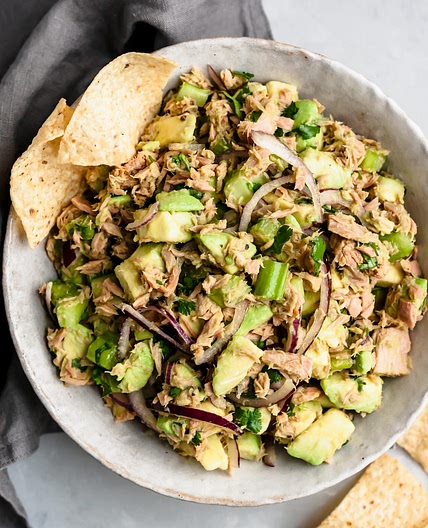 Easy Avocado Tuna Salad