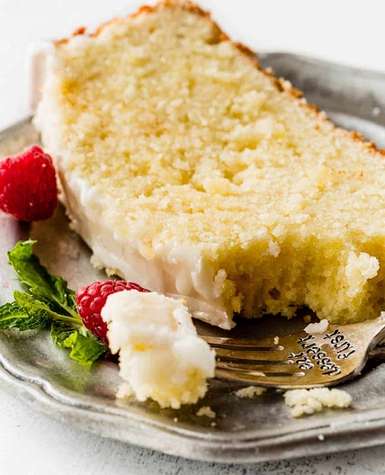 Iced Lemon Pound Cake