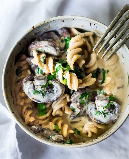 Mushroom Stroganoff (Instant Pot or Stovetop)